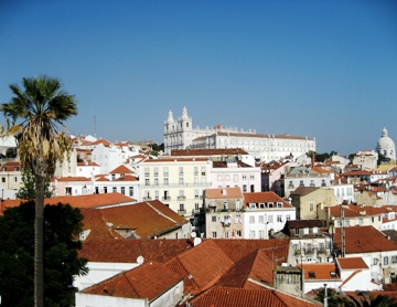 This photo of the rooftops of Lisbon, Portugal was taken by photographer Nicole Kotschate of Munich, Germany.